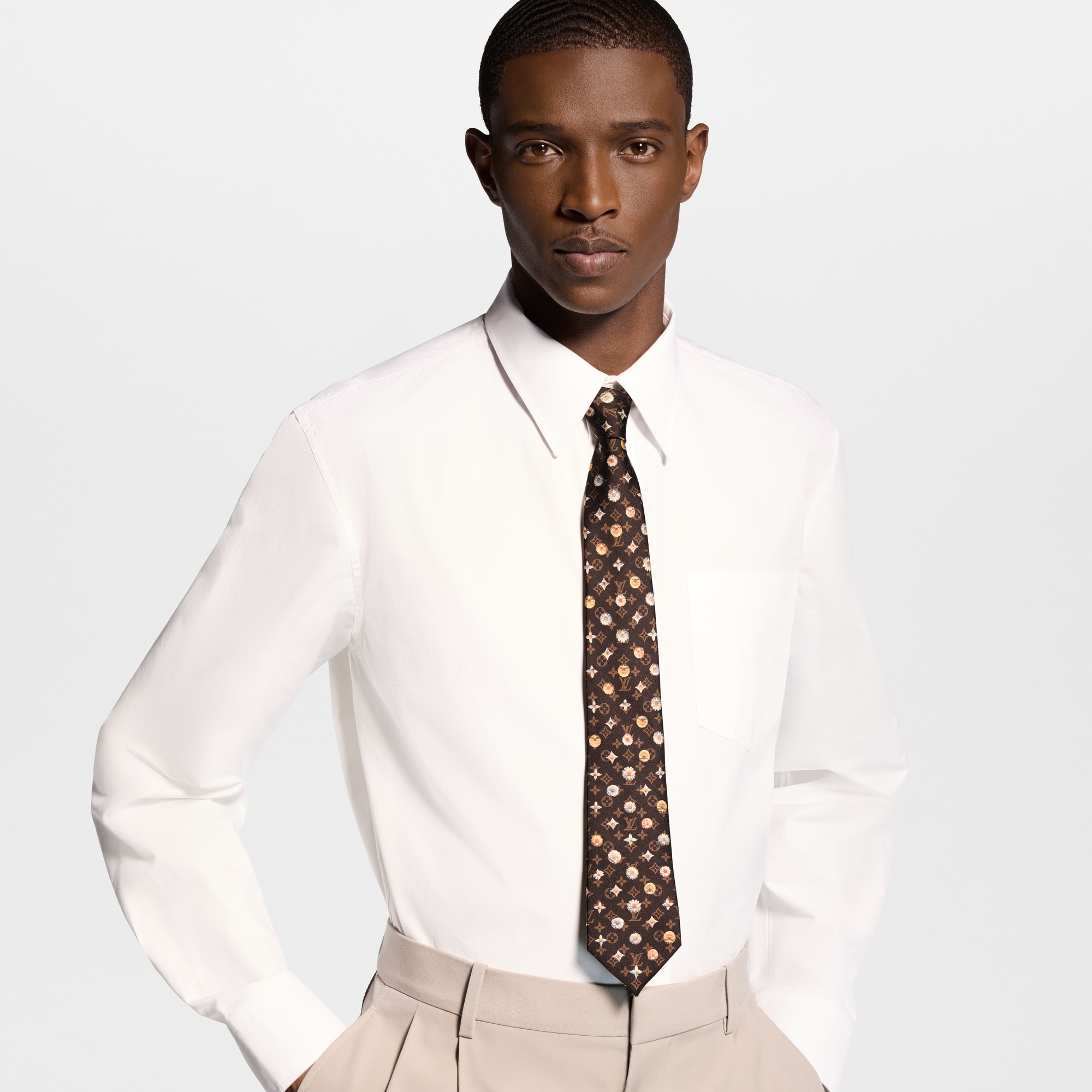 Monogram Flower Tie S00 - Accessories | LOUIS VUITTON